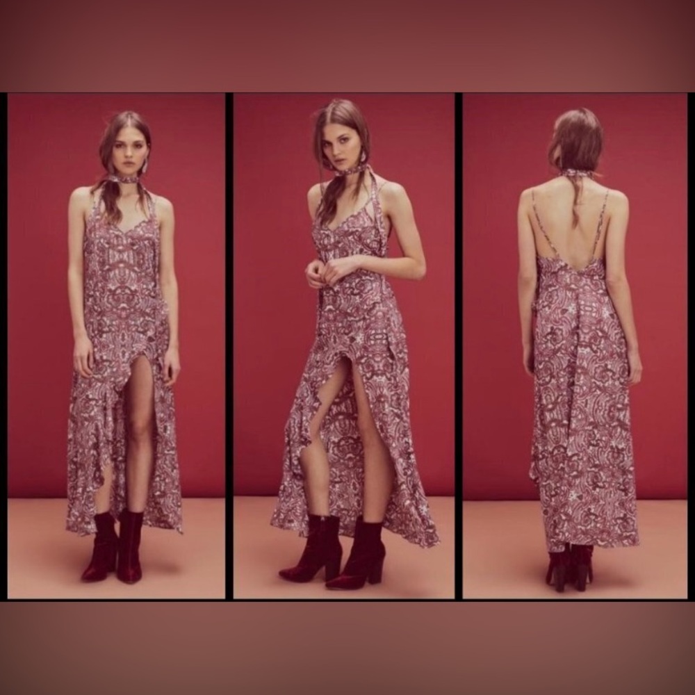 FOR LOVE & LEMONS - Romy Tank Dress ~ Lilac Paisley - Size Small